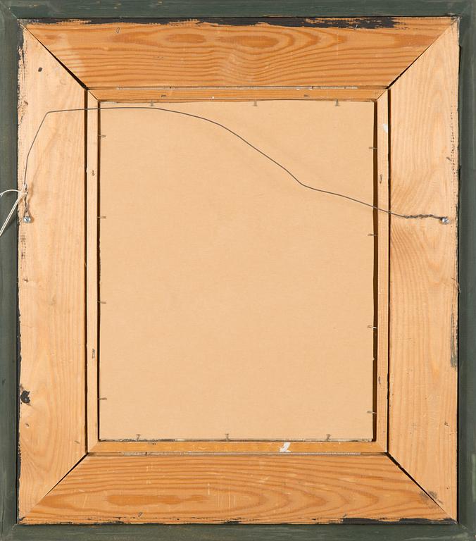 Olavi Martikainen, olja på duk lagd på pannå, signerad.