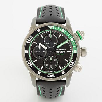 Maurice Lacroix, Pontos S Extreme, wristwatch, chronograph, 43 mm.