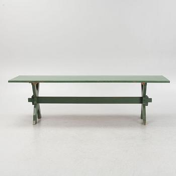Dining table, folk style 20th century.