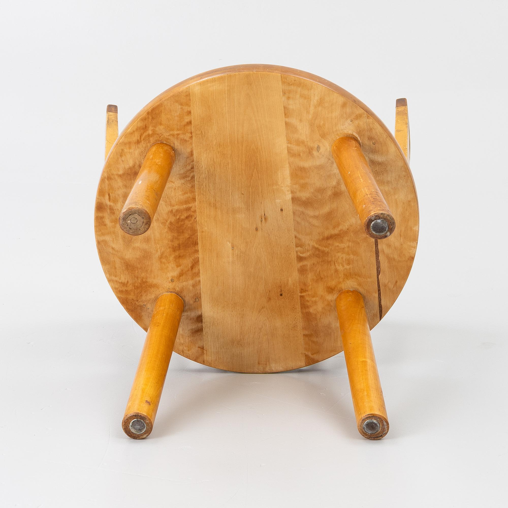 Armchair, sports cottage furniture, Steneby Hemslöjdsförening, mid-20th century.