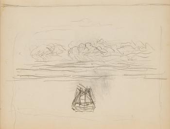 Carl Kylberg, pencil drawing.