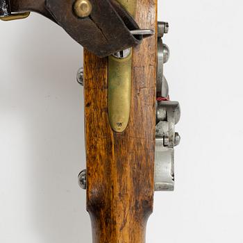 A Swedish flintlock gun 1815-26 pattern.