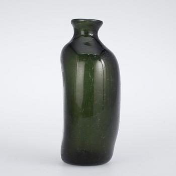 FLASKA, glas, sannolikt Sverige 1800-talets första hälft.