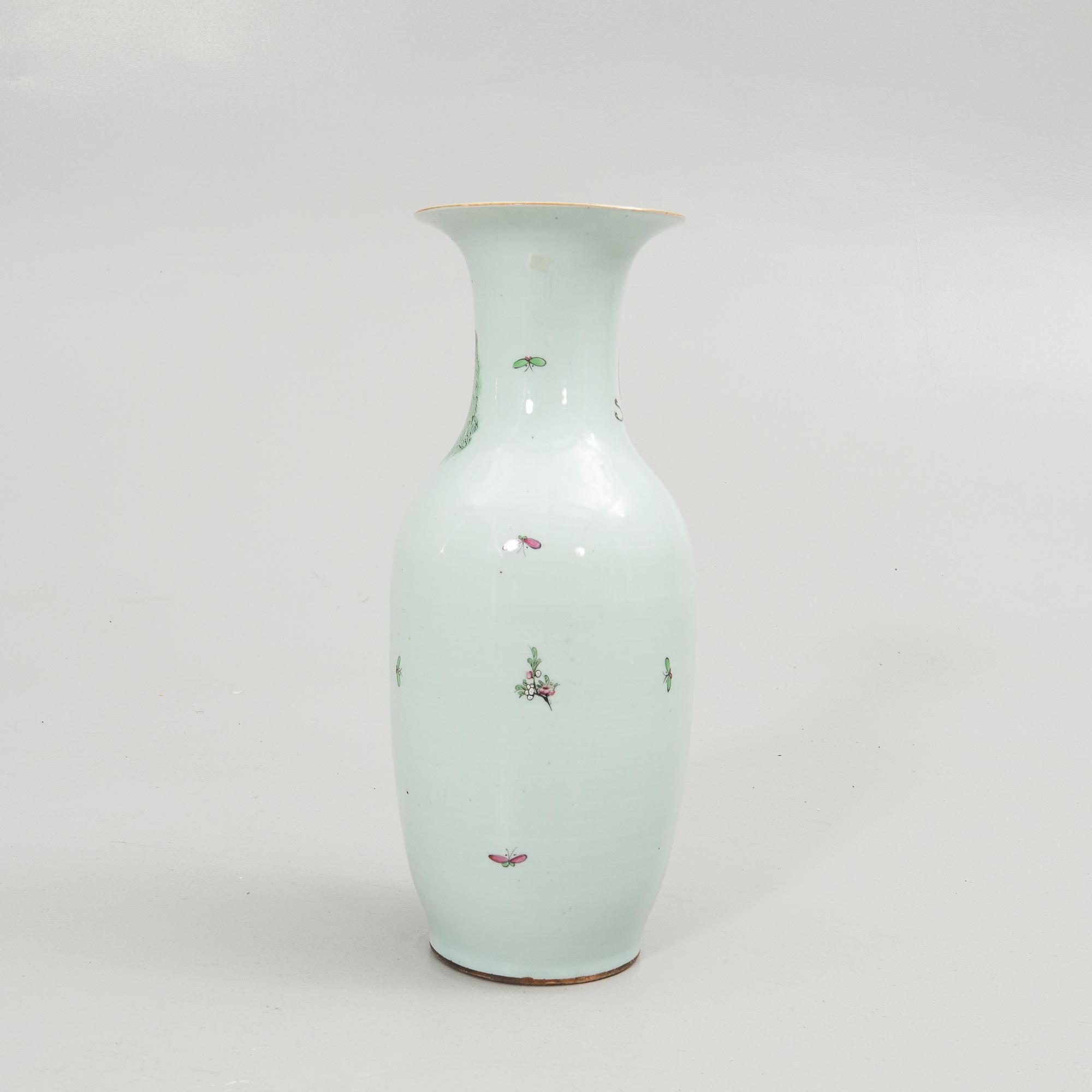 Floor vase, porcelain, China, 18th/20th century.