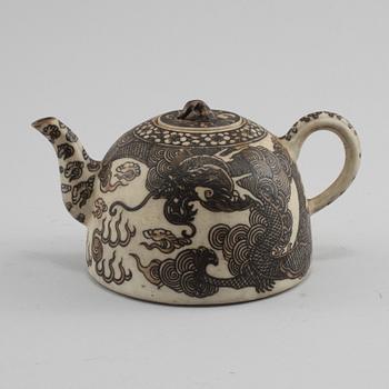 TEKANNA, keramik, orientalisk, 1900-tal.