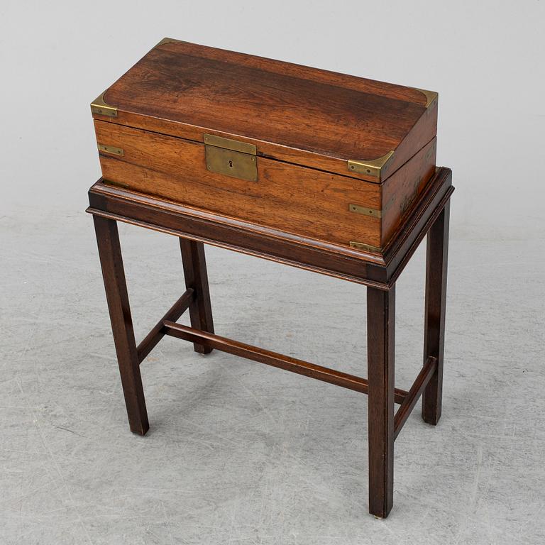 A writing box, 19th / 20th century.