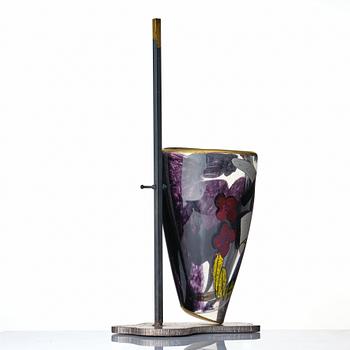 Reino Björk, a "Bad Love" glass sculpture/vase from the "New Eden series", New York Experimental Glass Workshop, USA 1990.