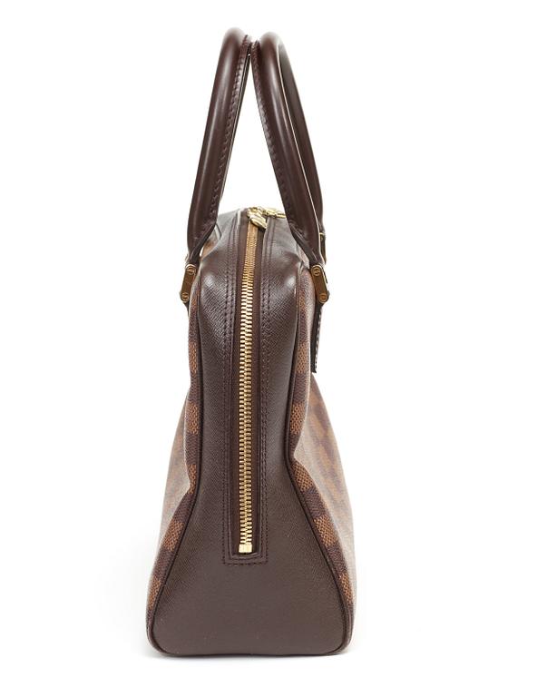 A damier ebene canvas handbag by Louis Vuitton, "Triana N51115 bag".