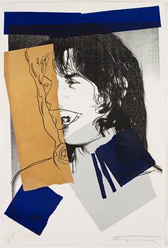 1000B. Andy Warhol, "Mick Jagger".