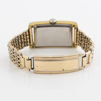 Eterna, "Tank", wristwatch, 22 x 38 mm.