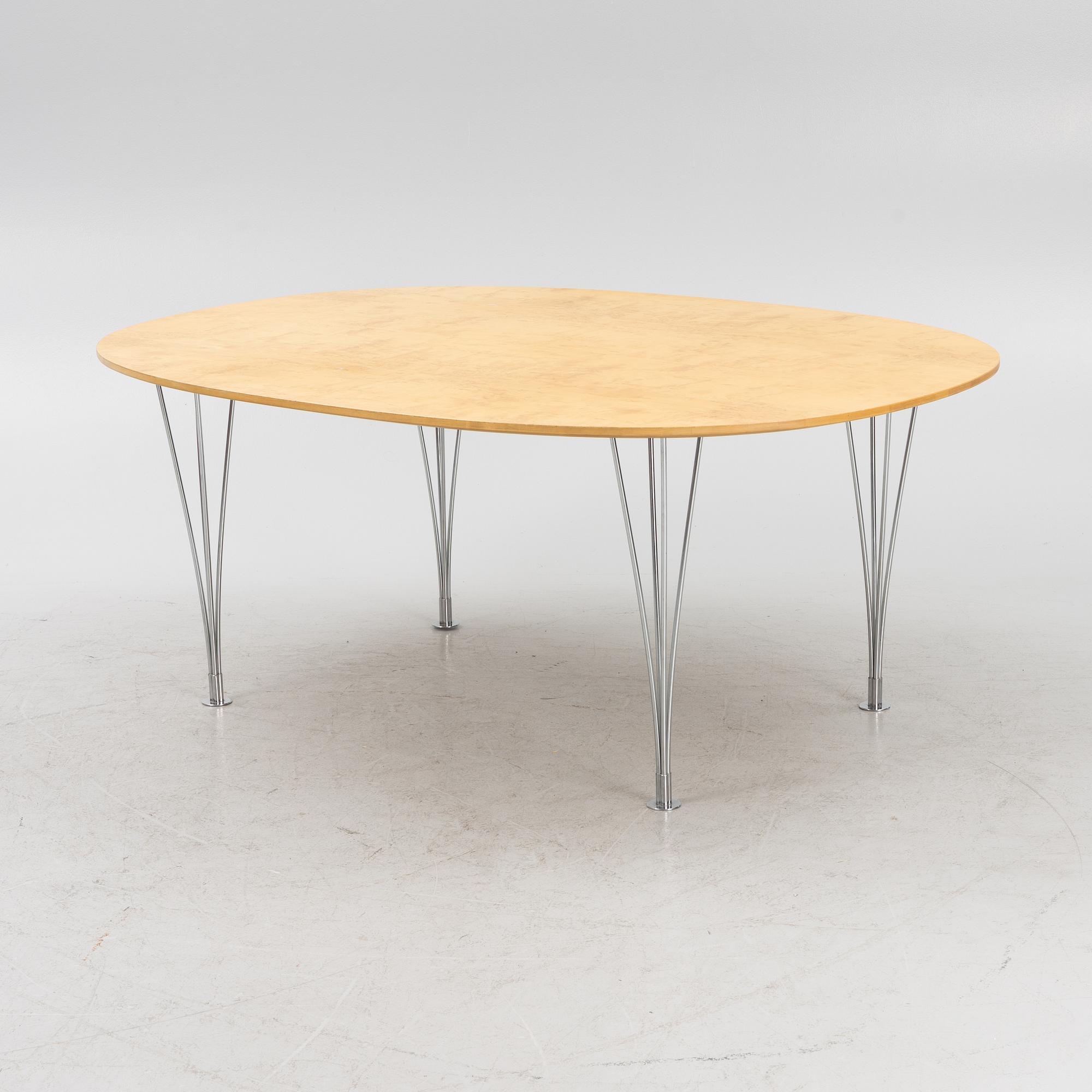 Bruno Mathsson & Piet Hein, matbord, "Superellips", Mahsson International, Värnamo.