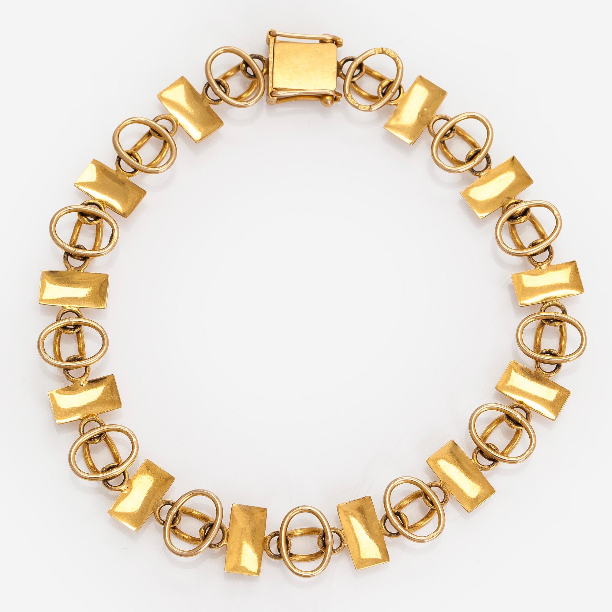 Björn Weckström, bracelet, 14K gold.