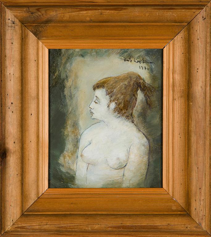 Unto Koistinen, Woman in profile.