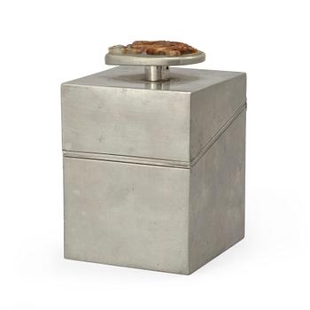 A Estrid Ericson pewter box by Svenskt tenn 1944.