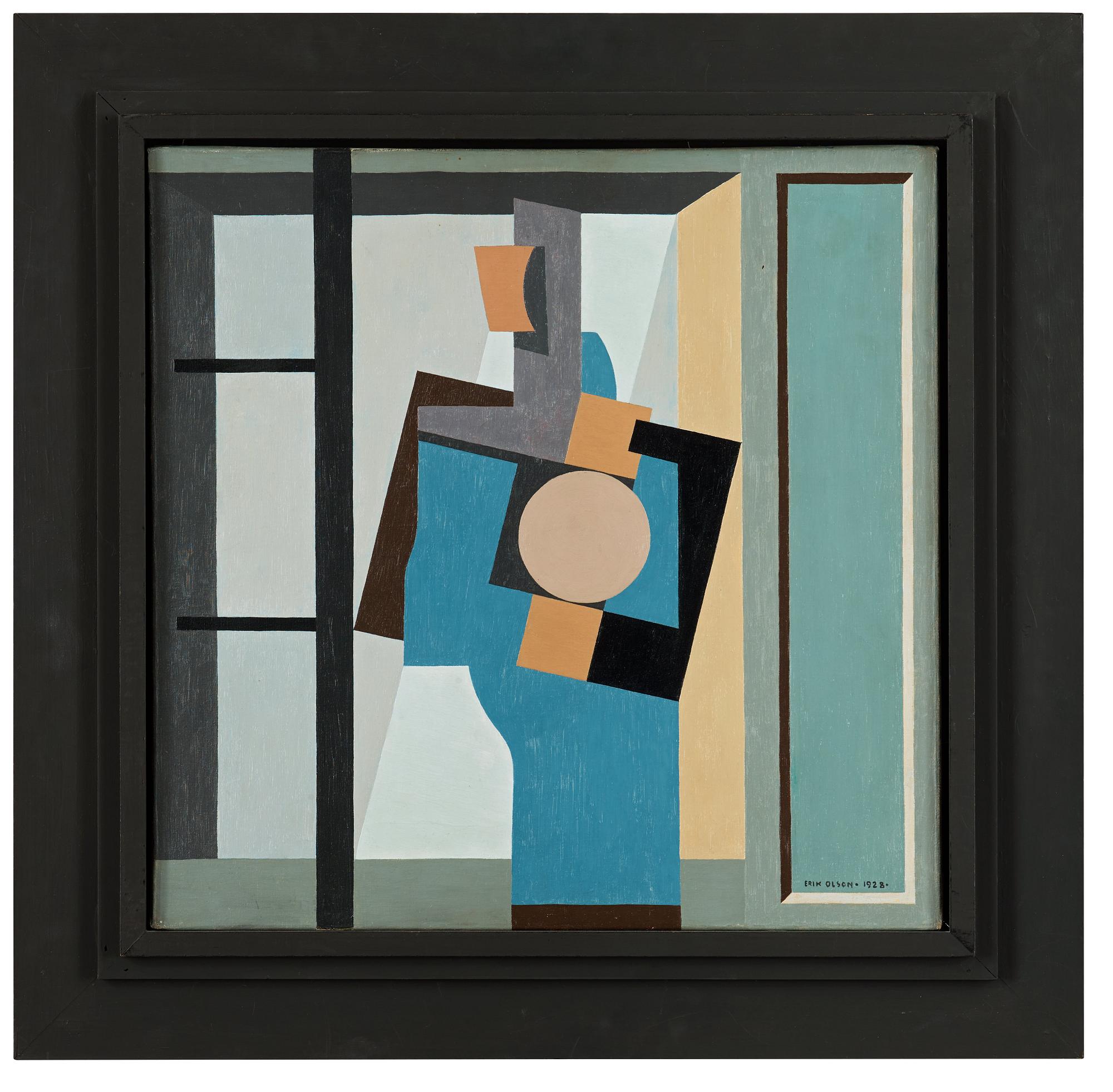 Erik Olson, "Blå figur".