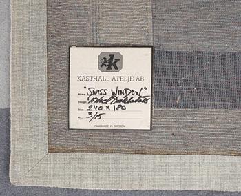 Torkel Dahlstedt, RUG. "Swiss Window". Tufted. 177 x 236,5 cm. Torkel Dahlstedt, Sweden, born in 1942.