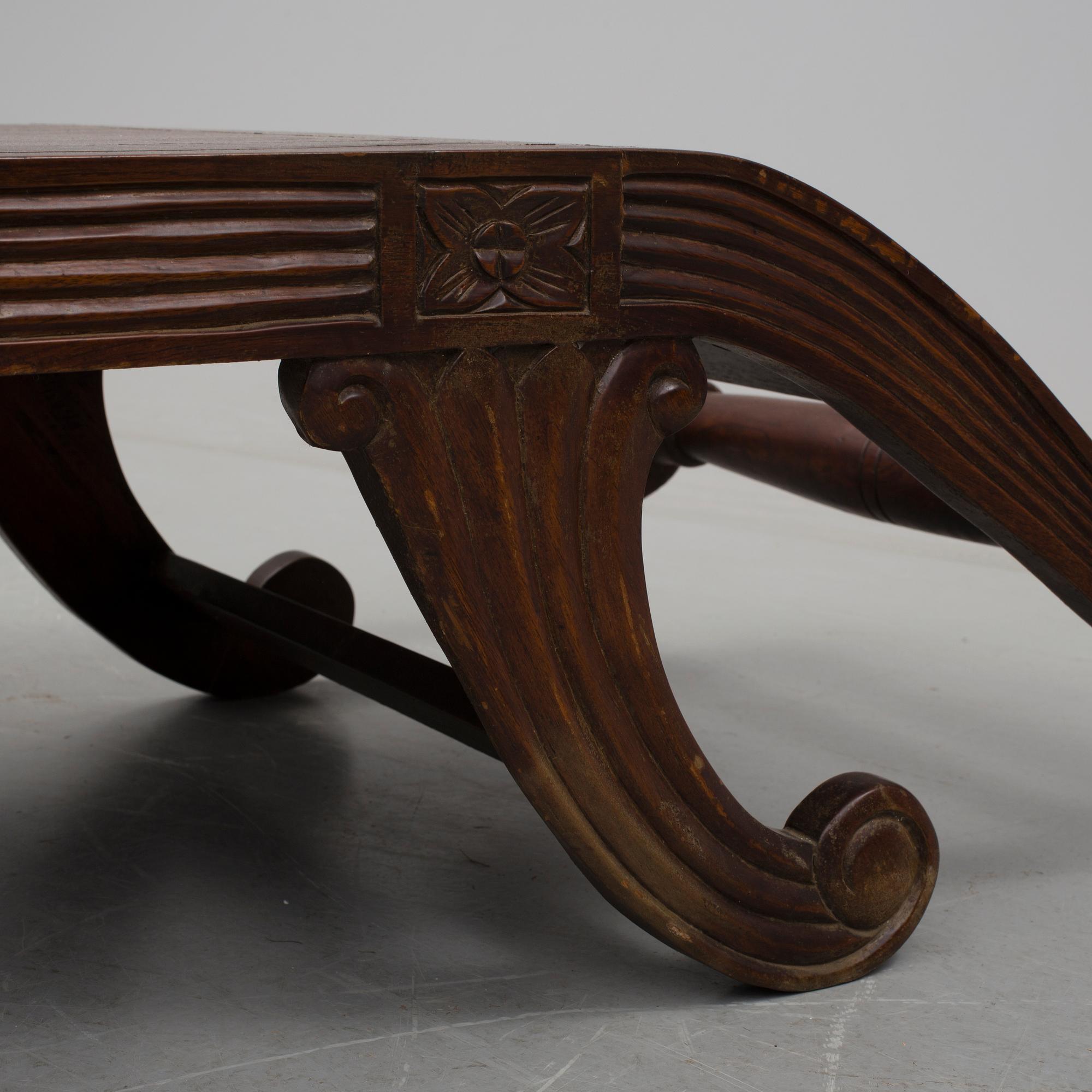 SCHÄSLONG/ DAGBÄDD, empirestil, 1920-tal.