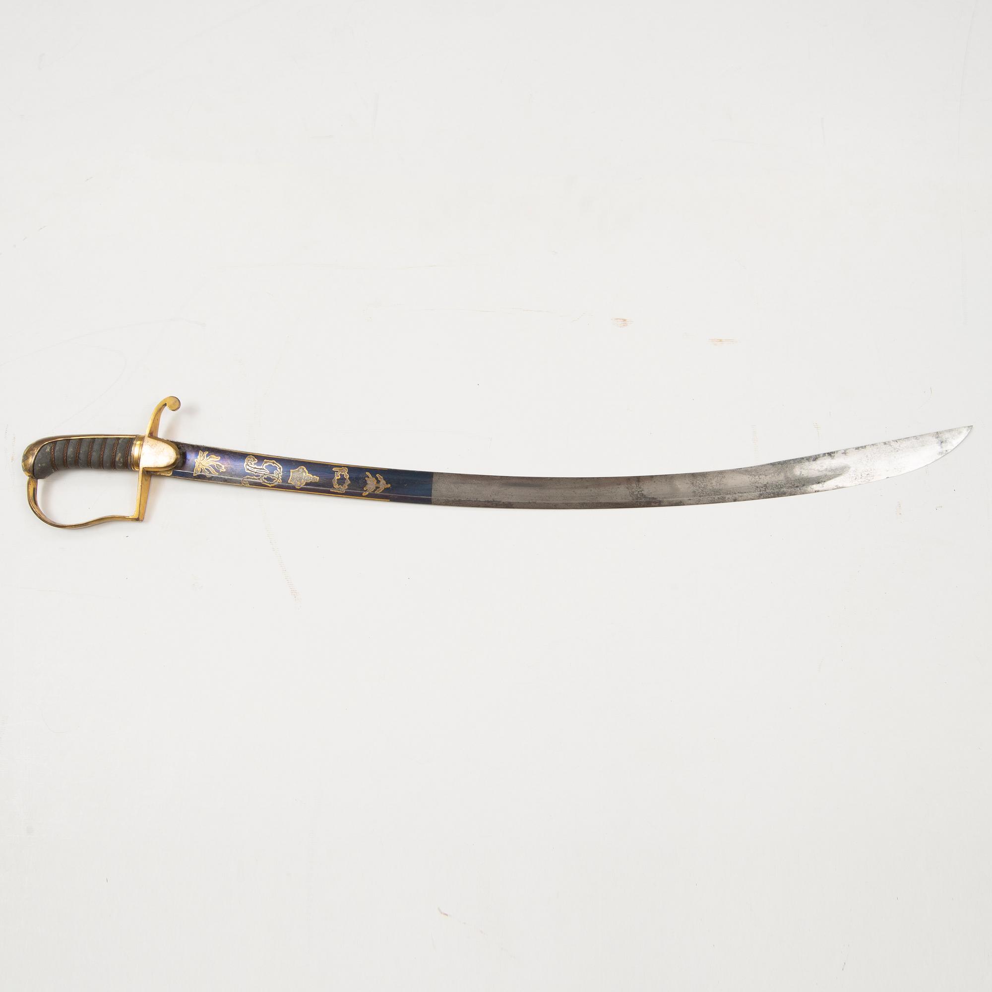 A British officer's sword from around year 1800.