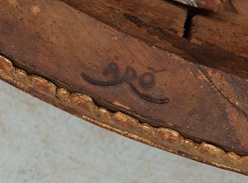 A presumably English late 18th century console table.