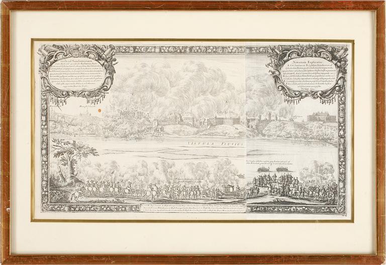 OKÄND KONSTNÄR, gravyr, 1600/1700-tal.