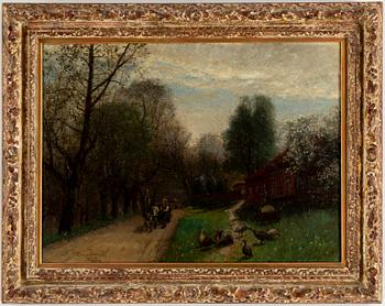 Oscar Törnå, oil on canvas, signed Oscar Törnå and dated 1883.