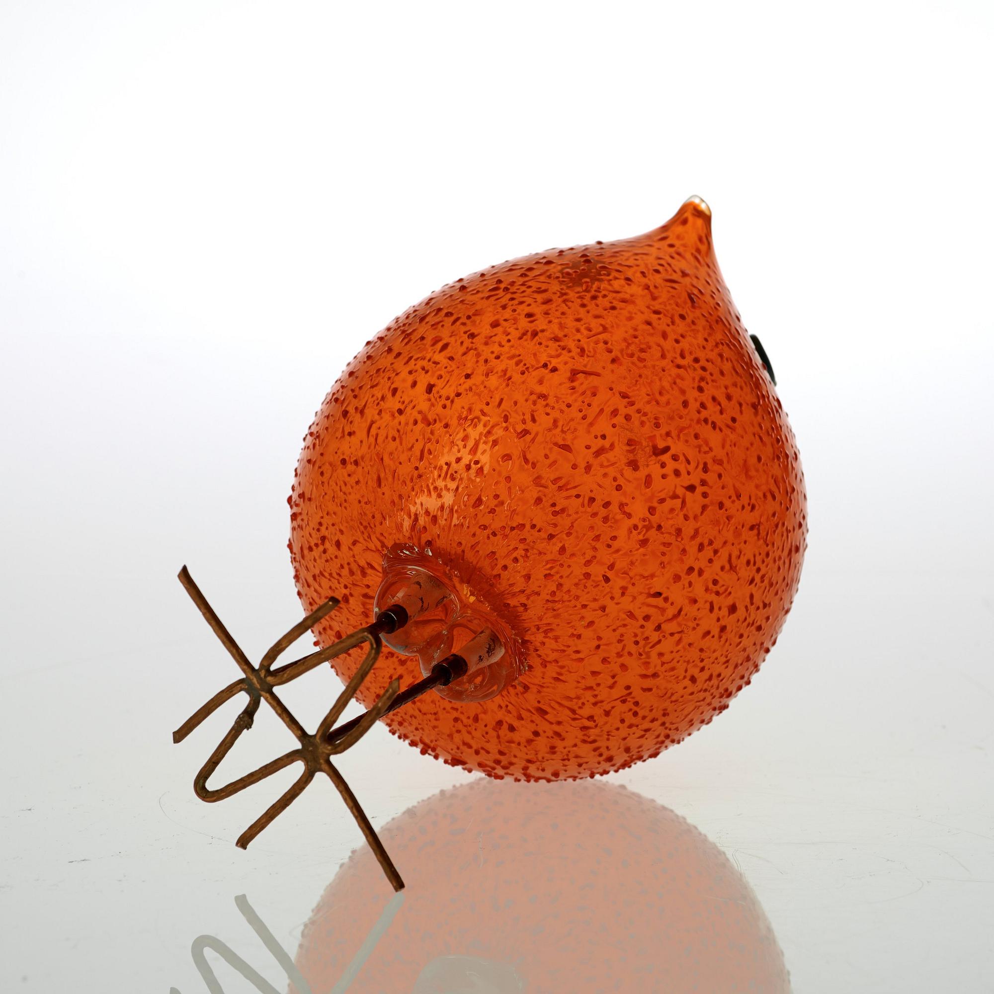 PETER PELZEL, fågel, "Pulcino", Vistosi, Italien, 1960-tal.