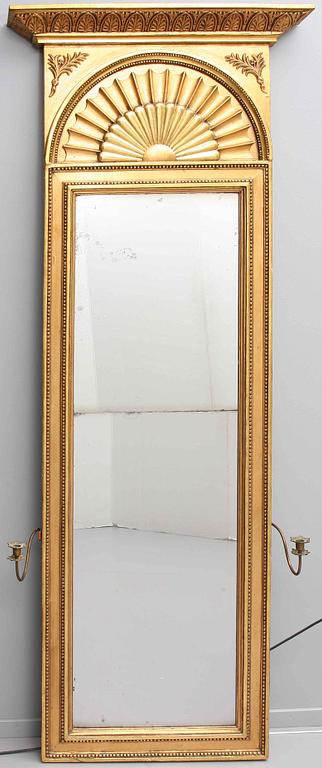 SPEGEL med KONSOLBORD, empire, 1800-tal.