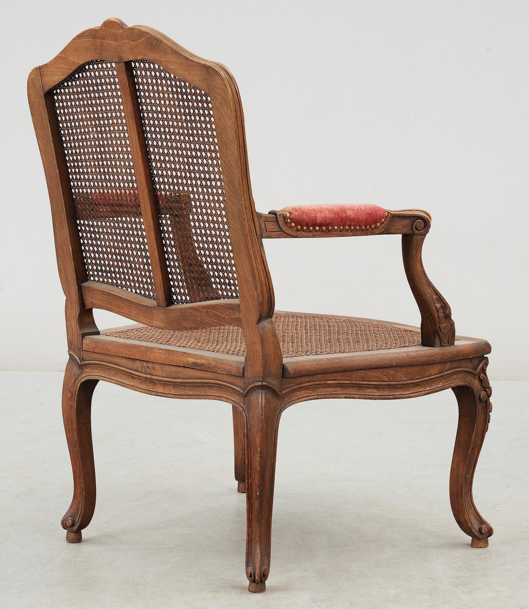 KARMSTOL, Louis XV stil, 1800.