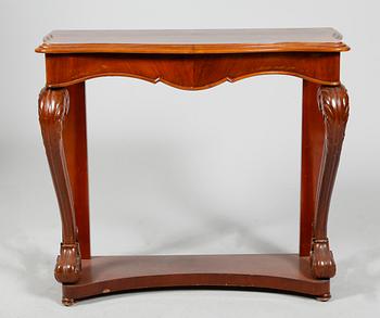 SPEGEL MED KONSOLBORD, sent 1800-tal.