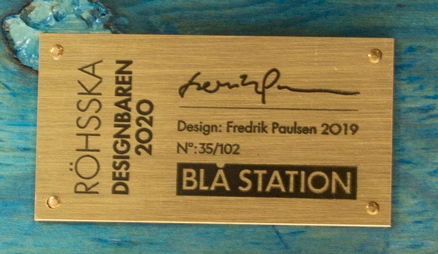 FREDRIK PAULSEN, "Röhsska"Designbaren, chair, Blå Station 2020, Chair 35/102.