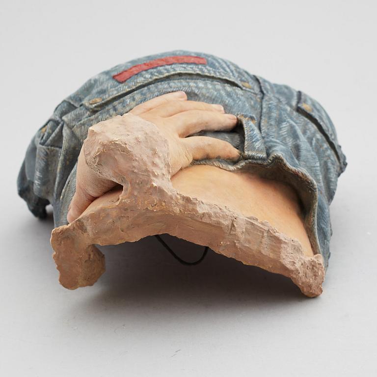 CAROLE FEUREMAN, plaster, 1981, signed and numbered 3/4 on verso.