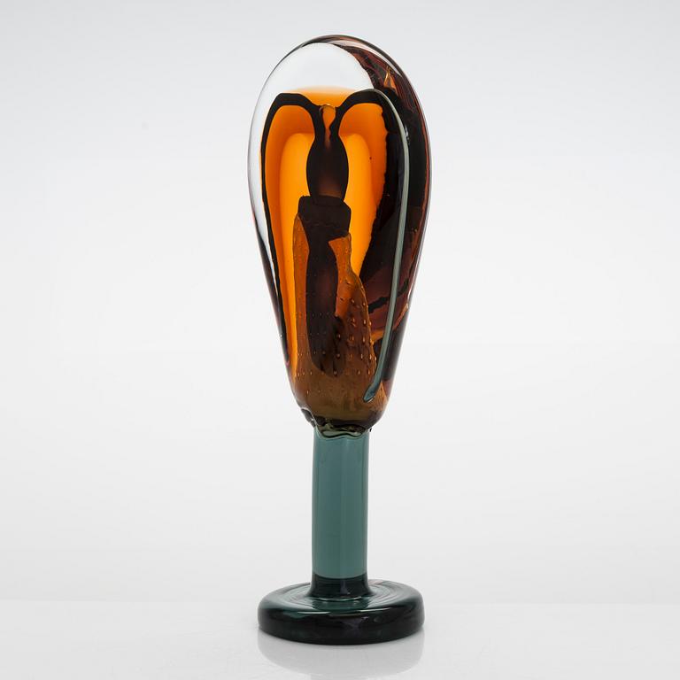 Oiva Toikka, a 'Lollipop' glass sculpture signed Oiva Toikka Nuutajärvi 2008 58/100.