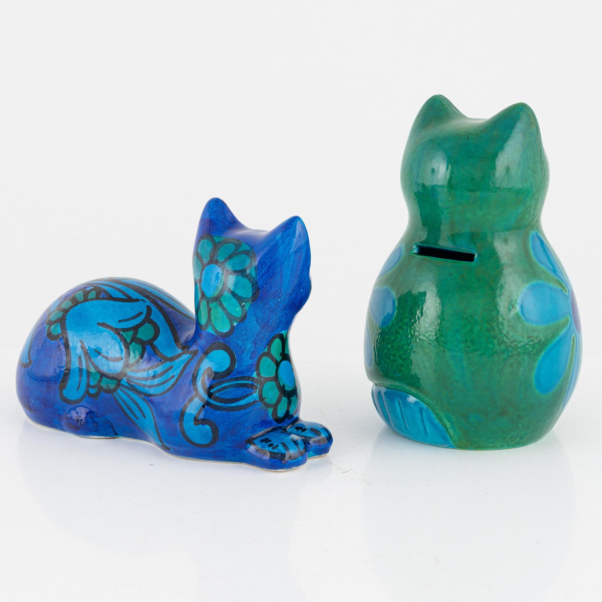 Two ceramic figurines, Italy, second half of the 20th Century.