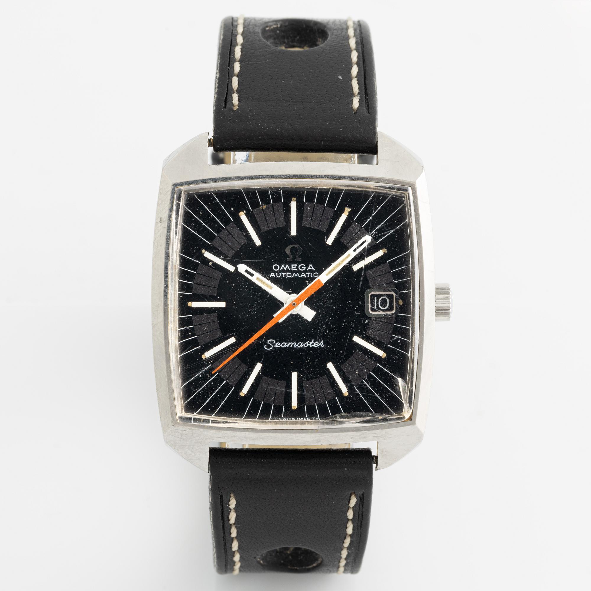Omega, Seamaster "Compressor", armbandsur, 33.5 x 33.5 mm.