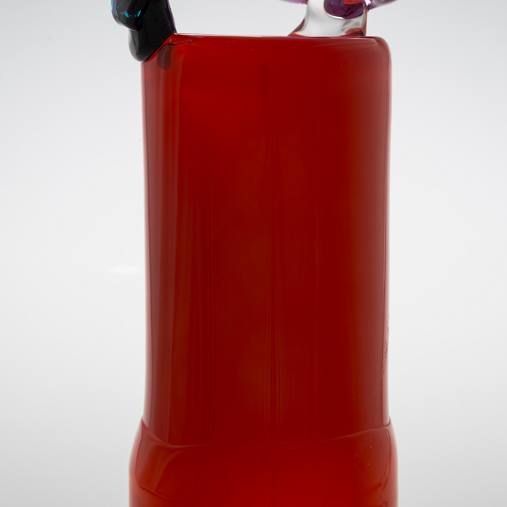 Oiva Toikka, A 'Pompom' vase, signed Oiva Toikka Nuutajärvi Notsjö.