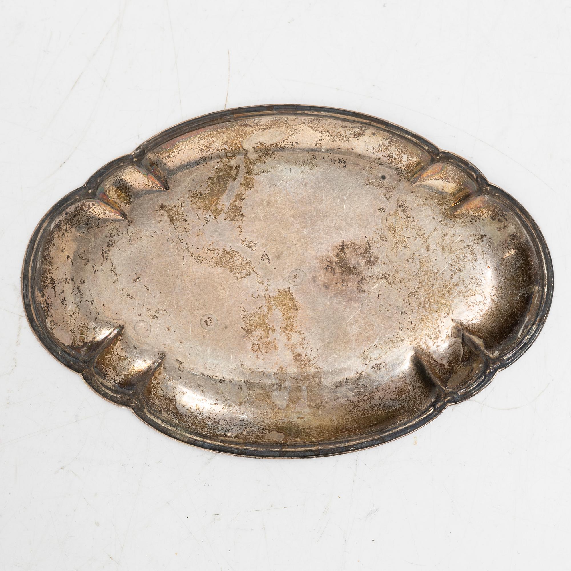 Silver, 4 pieces, including Hugo Grün & Co Oy, Helsinki 1937.
