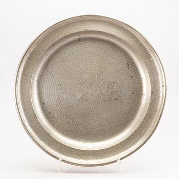 ERIC PETTERSSON KRIETZ (mästare i Stockholm 1753-95/1805)  fat tenn Stockholm 1774 fyrstämplat.