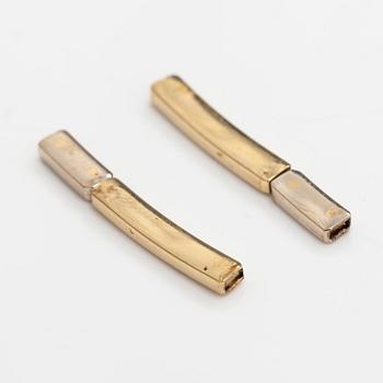 Halsband, 18K vit- och gultguld, diamant ca 0.10 ct.
