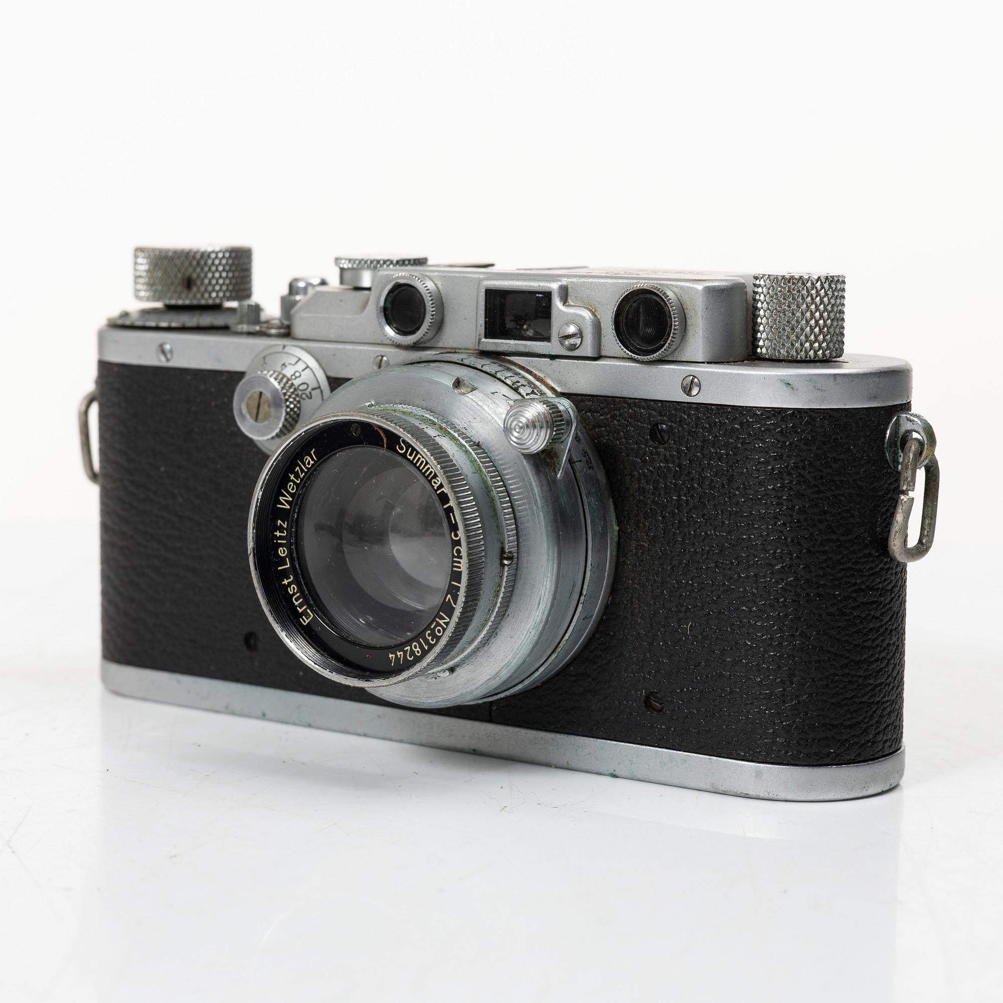 Camera, Leica, Ernst Leitz Wetzlar, before 1945, Germany.