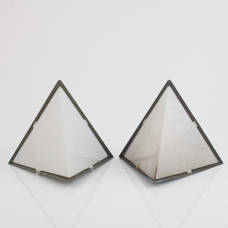 Hans-Agne Jakobsson, outdoor lighting, a pair, likely from Markaryd, second half of the 20th century.