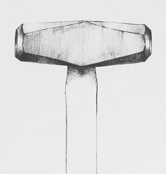 Jim Dine, "Sledgehammer and Axe".