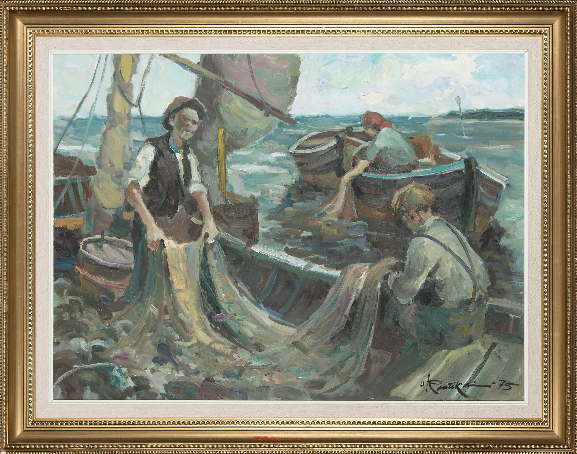 Orvo Raatikainen, Fiskare.