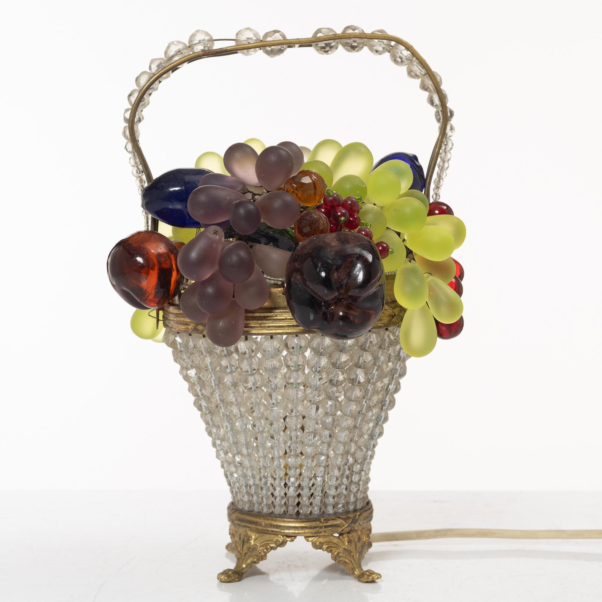 Table lamp, Czechoslovakia, mid-20th century.