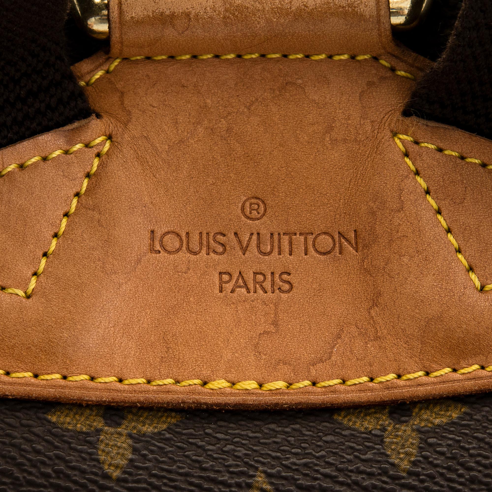Louis Vuitton, a monogram canvas 'Montsouris' backpack.