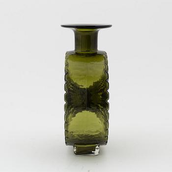 Helena Tynell, flaska "Solflaskan" Riihimäen Lasi Oy. I produktion 1964-1974.