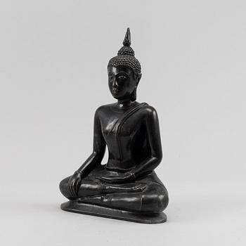 A Thai bronze buddha, 20th Century.