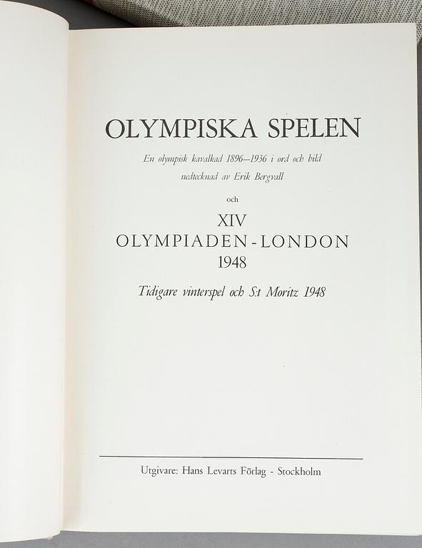 MEMORABILIA, 5 delar, Olympiska Spelen, 1912, 1936, 1952 mm.
