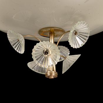 Lisa Johansson-Pape, taklampa, modell 1068, Stockmann Orno, 1940-tal.