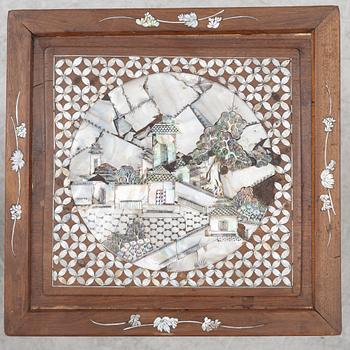 Satsbord, 4 delar, Kina, 1900-talets första hälft.