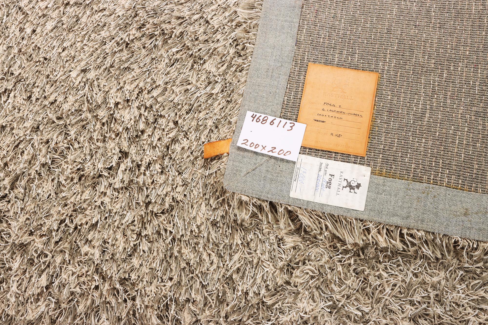 Gunilla Lagerhem Ullberg, a tufted carpet, 'Fogg 2', Kasthall, ca. 200 x 200 cm.